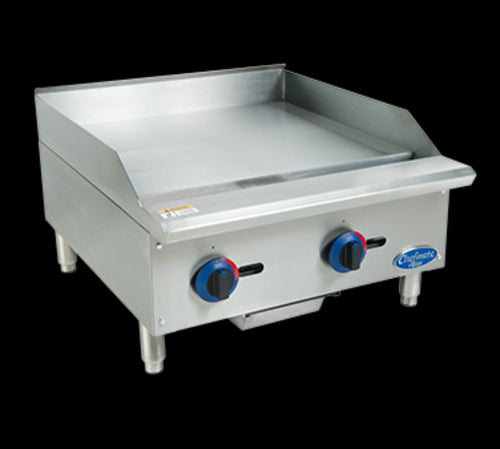 Globe C24GG 24" Gas Griddle w/ Manual Controls - 3/4" Steel Plate, Convertible-cityfoodequipment.com