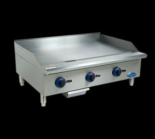 Globe C36GG 36" Gas Griddle w/ Manual Controls - 3/4" Steel Plate, Convertible-cityfoodequipment.com