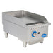 Globe GG15G 15" Gas Griddle w/ Manual Controls - 1" Steel Plate, Convertible-cityfoodequipment.com