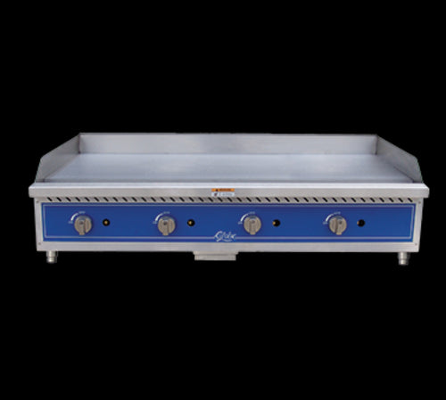 Globe GG48G 48" Gas Griddle w/ Manual Controls - 1" Steel Plate, Convertible-cityfoodequipment.com
