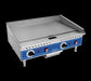 Globe PG24E 24" Electric Griddle w/ Thermostatic Controls - 3/8" Steel Plate, 208-240v/1ph-cityfoodequipment.com