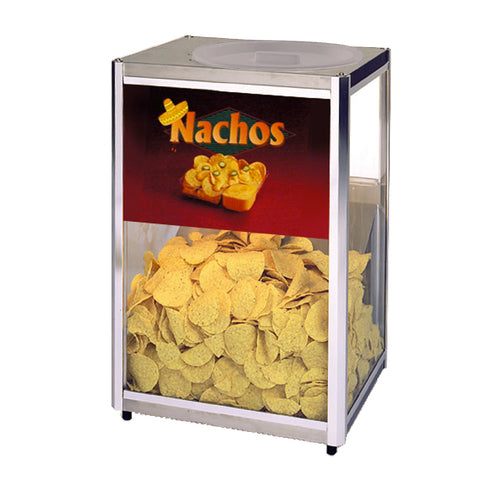 Gold Medal 2185ST Countertop Servalot Merchandiser w/ 10 lb Chip Capacity, Stainless, 120v-cityfoodequipment.com
