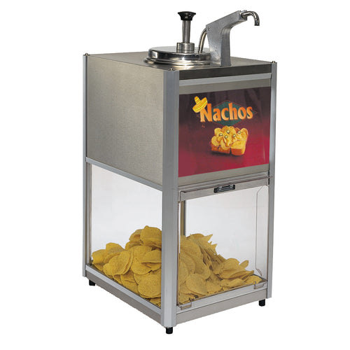 Gold Medal 2206 Countertop Chip N Cheese Merchandiser w/ 10 lb Capacity & Heated Pump Spout, 120v-cityfoodequipment.com