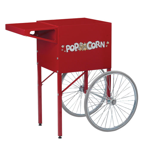 Gold Medal 2669CR Ultra 60 Special Cart w/ Storage Compartment & 2 Spoke Wheels, Red-cityfoodequipment.com