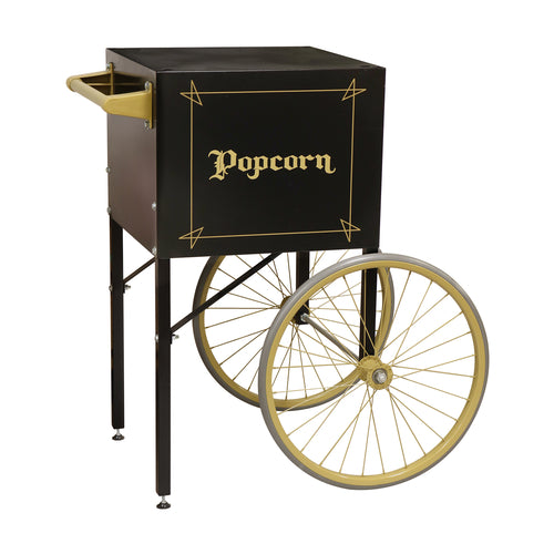 Gold Medal 2689BKG Fun Pop Cart for 8 oz Popper Machine w/ Rear Access Door, Black-cityfoodequipment.com