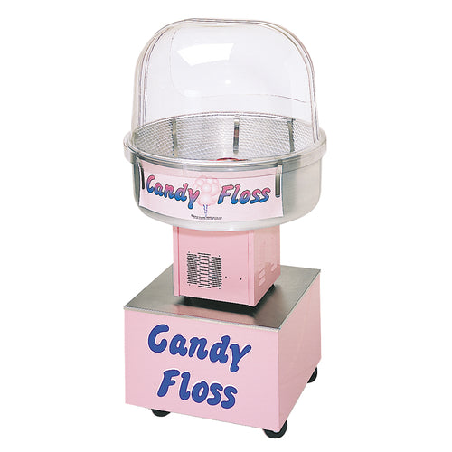 Gold Medal 3148FC Floss About Cotton Candy Cart (Base Only) w/ Pull Rope & 4 Casters, Pink-cityfoodequipment.com