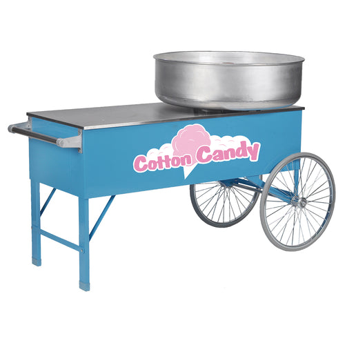 Gold Medal 3150CC Food Cart for Cotton Candy w/ Graphics, 52"L x 20 3/8"W x 28 3/8"H, Blue-cityfoodequipment.com