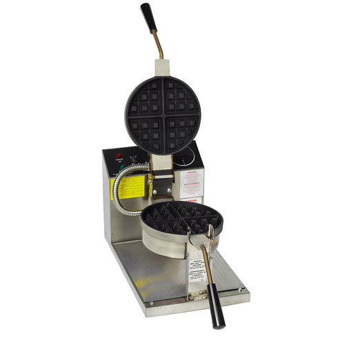 Gold Medal 5021T Single Classic Belgian Waffle Maker w/ Cast Aluminum Grids, 1300W-cityfoodequipment.com