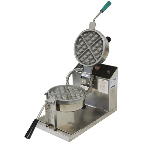Gold Medal 5042E Single Classic Belgian Waffle Maker w/ Removable Stainless Steel Grids, 1330W-cityfoodequipment.com