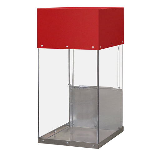Gold Medal 5509 Popcorn Crisper W/ 2 Lamp Warmers & Lexan Cabinet, 120v-cityfoodequipment.com
