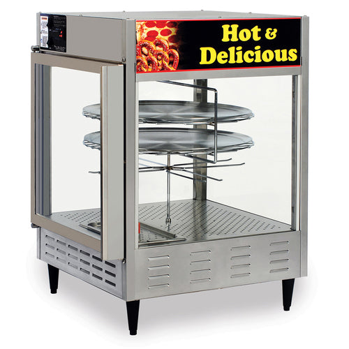 Gold Medal 5550-00 22 1/2" Heated Pizza/Pretzel Merchandiser, 120v-cityfoodequipment.com