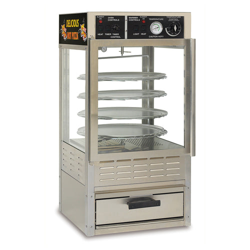 Gold Medal 5552-00-000 18" Heated & Humidified Pizza/Pretzel Merchandiser, 120v-cityfoodequipment.com