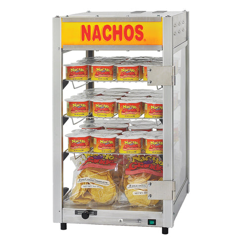 Gold Medal 5587 12 1/2" Countertop Mini Portion Pak Warmer w/ 70 Cup Capacity & 3 Shelves, 120v-cityfoodequipment.com