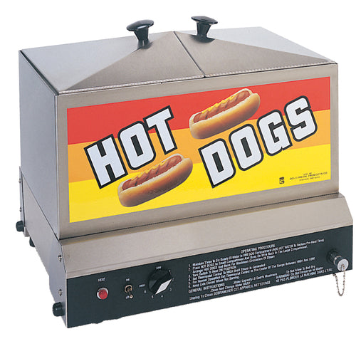 Gold Medal 8007 Hot Dog Steamer w/ (80) Hot Dogs & (40) Bun Capacity, 120v-cityfoodequipment.com