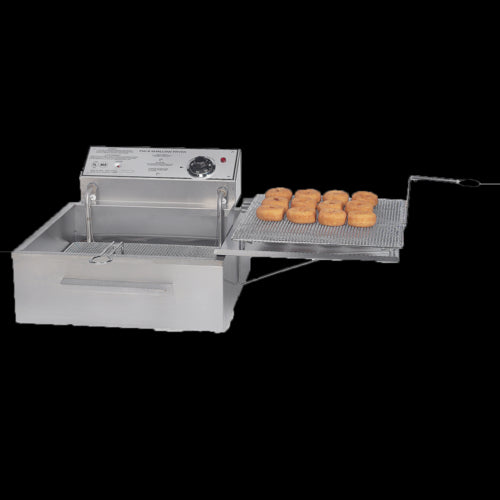 Gold Medal 8049D 17 1/2" Electric Funnel Cake Fryer w/ (3) Cake Capacity, 208 240v/1ph-cityfoodequipment.com