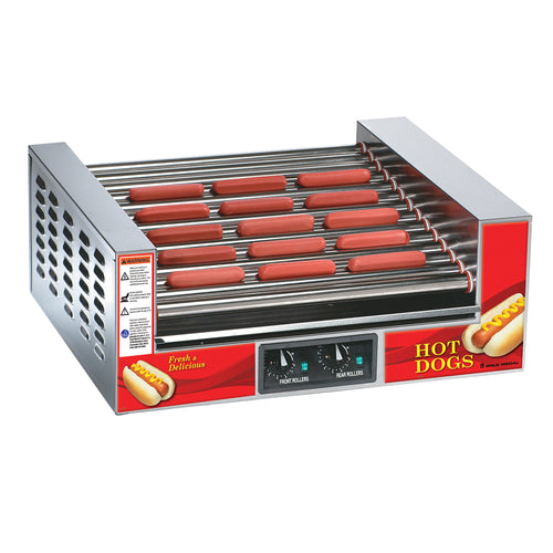 Gold Medal 8223 58 Hot Dog Roller Grill - Slanted Top, 120v-cityfoodequipment.com