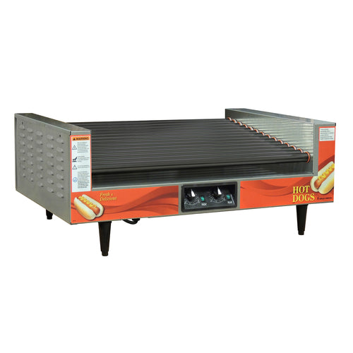 Gold Medal 8225PE Hot Diggity Grill w/ 14-Rollers & 78-Hot Dog Capacity, Non-Stick-cityfoodequipment.com