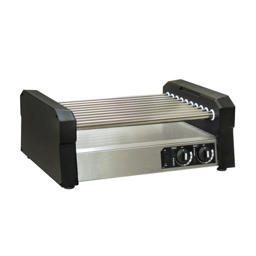 Gold Medal 8551-00-000 36 Hot Dog Roller Grill w/ Slanted or Flat Top, 120v-cityfoodequipment.com