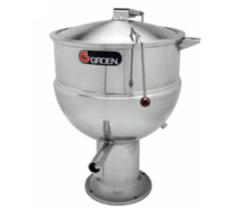 Groen PT-80 80 gal Steam Kettle - Stationary, 2/3 Jacket, Direct Steam-cityfoodequipment.com