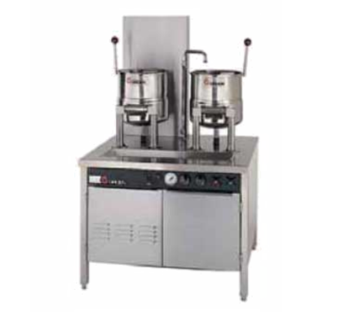 Groen 155742 (3) 5 gal Steam Kettles - Manual Tilt, 2/3 Jacket, Natural Gas-cityfoodequipment.com