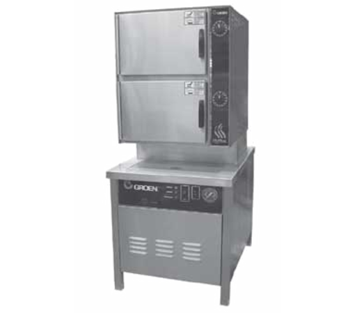 Groen HY-10SG-36 (10) Pan Convection Steamer - Cabinet, Natural Gas-cityfoodequipment.com