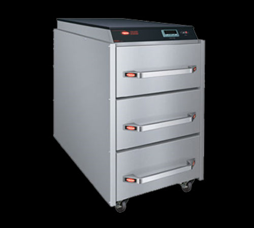 Hatco CDW-3N 16.63" Freestanding Warming Drawer w/ (3) 15" Compartments, 120v-cityfoodequipment.com