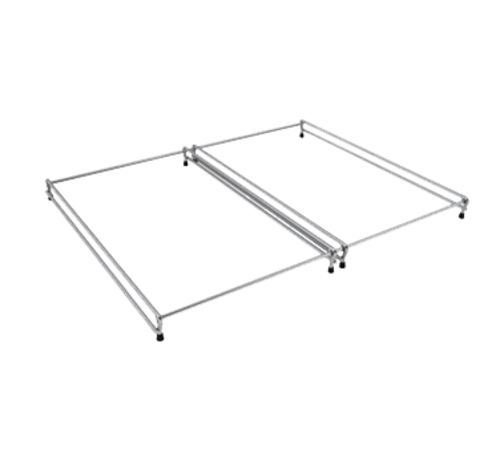 Hatco 2RAIL Chrome Pan Rail for (2) Pans-cityfoodequipment.com