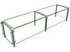 Hatco ED20-07218 Full Service Mounted Food Shield - 72" x 18" x 18", Glass/Stainless Steel-cityfoodequipment.com