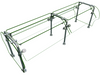 Hatco ES92-72 Self Service Mounted Food Shield - 72" x 38" x 23", Glass/Stainless Steel-cityfoodequipment.com