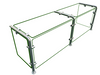 Hatco EP11-04812 Full Service Mounted Food Shield - 48" x 12" x 18", Glass/Stainless Steel-cityfoodequipment.com