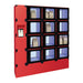 Hatco F2G-34-A 12 Compartment Floor Model Heated Food Locker - 62 1/8"W x 14 1/3"D x 71 1/4"H, 120v-cityfoodequipment.com
