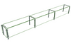 Hatco ED20-14415 Full Service Mounted Food Shield - 144" x 15" x 18", Glass/Stainless Steel-cityfoodequipment.com