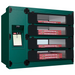 Hatco F2GBP-22-C Flav-R 2-Go® Built In Pizza Locker w/ (8) Lockers - Center Controls, Warm Red, 120v-cityfoodequipment.com