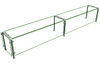 Hatco ED20-10815 Full Service Mounted Food Shield - 108" x 15" x 18", Glass/Stainless Steel-cityfoodequipment.com