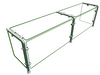 Hatco EP11-06012 Full Service Mounted Food Shield - 60" x 12" x 18", Glass/Stainless Steel-cityfoodequipment.com