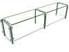 Hatco ED20-07215 Full Service Mounted Food Shield - 72" x 15" x 18", Glass/Stainless Steel-cityfoodequipment.com