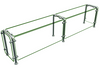 Hatco ED20-07212 Full Service Mounted Food Shield - 72" x 12" x 18", Glass/Stainless Steel-cityfoodequipment.com