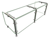 Hatco EP11-04818 Full Service Mounted Food Shield - 48" x 18" x 18", Glass/Stainless Steel-cityfoodequipment.com