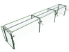 Hatco ES90-120 Self Service Mounted Food Shield - 120" x 24" x 22 5/8", Glass/Stainless Steel-cityfoodequipment.com