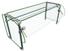 Hatco ES90-48 Self Service Mounted Food Shield - 48" x 24" x 22 5/8", Glass/Stainless Steel-cityfoodequipment.com