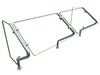 Hatco ES67-48 Self Service Mounted Food Shield - 48" x 20" x 22 9/16", Glass/Stainless Steel-cityfoodequipment.com