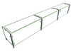 Hatco EP11-10815 Full Service Mounted Food Shield - 108" x 15" x 18", Glass/Stainless Steel-cityfoodequipment.com