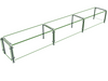 Hatco ED20-13218 Full Service Mounted Food Shield - 132" x 18" x 18", Glass/Stainless Steel-cityfoodequipment.com