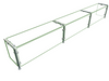 Hatco EP11-12012 Full Service Mounted Food Shield - 120" x 12" x 18", Glass/Stainless Steel-cityfoodequipment.com
