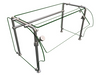 Hatco ES90-36 Self Service Mounted Food Shield - 36" x 24" x 22 5/8", Glass/Stainless Steel-cityfoodequipment.com