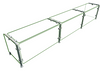 Hatco EP11-09615 Full Service Mounted Food Shield - 96" x 15" x 18", Glass/Stainless Steel-cityfoodequipment.com
