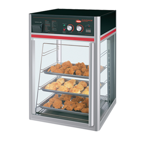 Hatco FSDT-1X 22 21/50" Heated Pizza Merchandiser w/ 4 Levels, 120v-cityfoodequipment.com