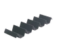 Hatco FHS5BOX 5 Pleat Hardcoated Fry Box Ribbon, 17 1/2 W x 5 D x 1 7/8" H-cityfoodequipment.com