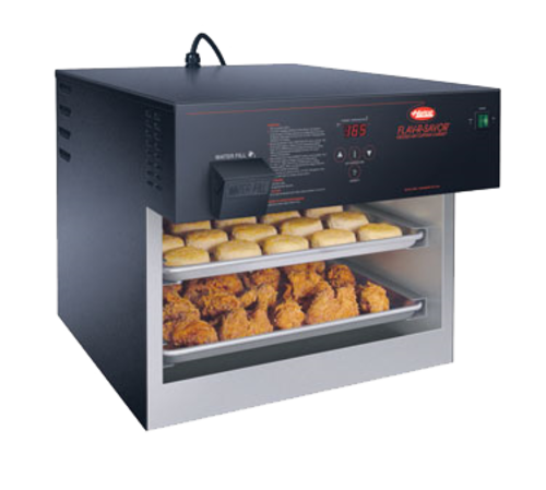 Hatco FSHAC-2 20" Full Service Countertop Heated Display Case - (2) Shelves, 120/208v/1ph-cityfoodequipment.com