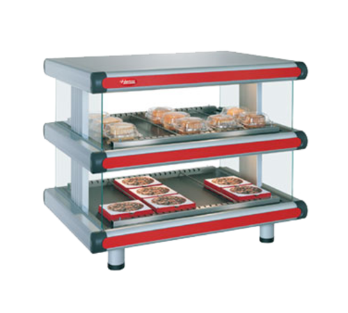 Hatco GR2SDH-30D 36 1/4" Self Service Countertop Heated Display Shelf - (2) Shelves, 120/208v/1ph-cityfoodequipment.com